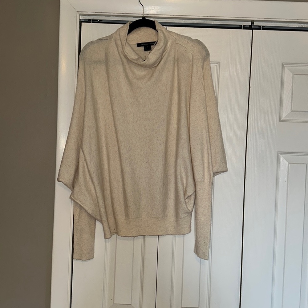 French Connection cashmere sweater. Cream color